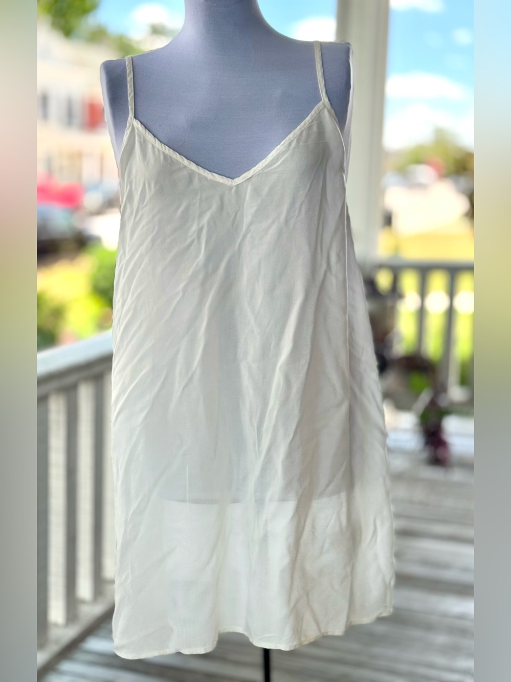 Free People Ivory Eyelet Button-Front Maxi Dress - Picture 12 of 15